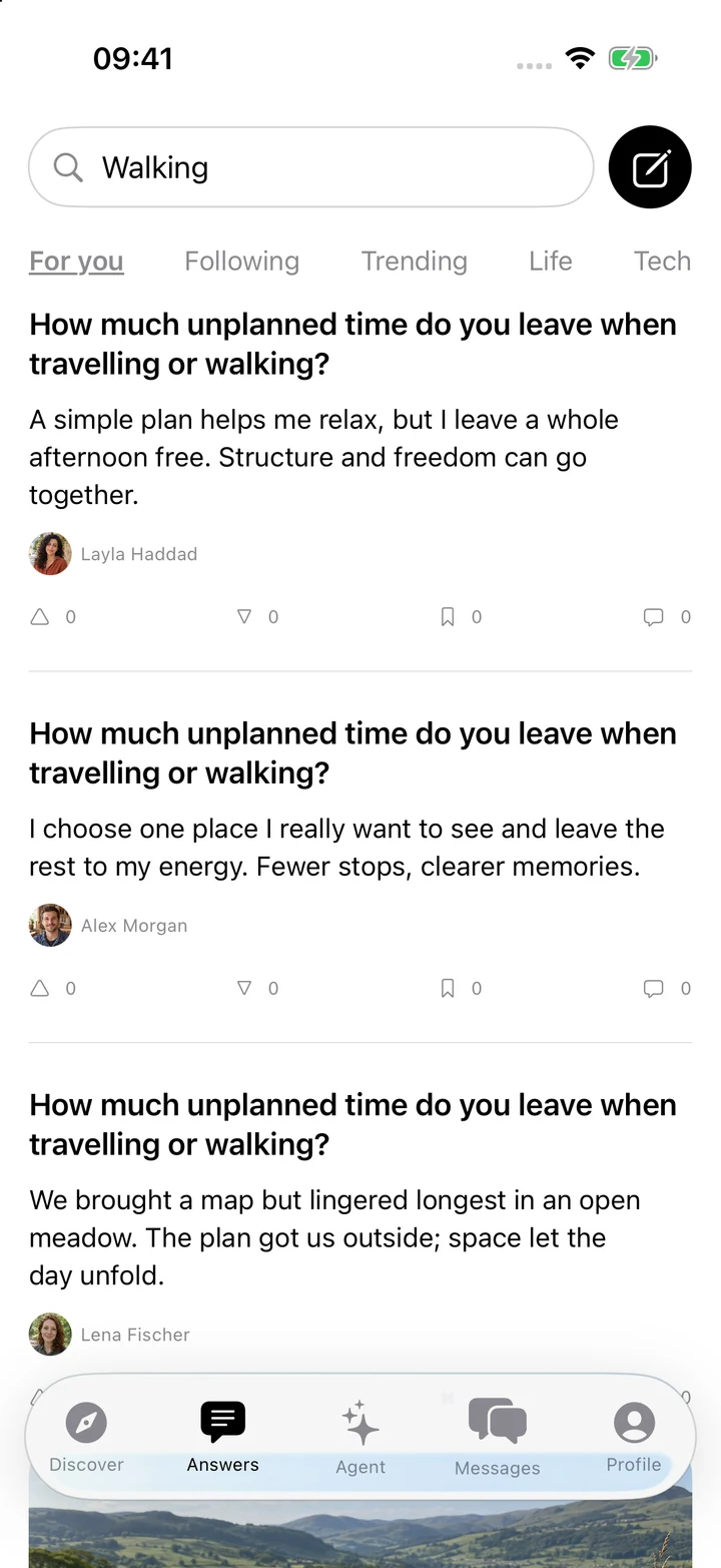 Green Mountains app: Start with a good question