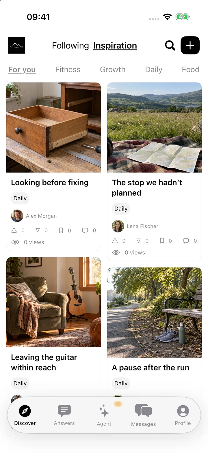 Green Mountains app: Find something in common